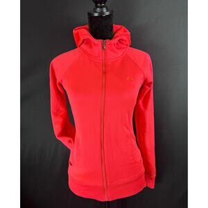 Women’s Under Armour UA Storm Fleece Full Zip Hoodie, Water Repellant, Neon Pink